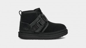 Ugg Neumel Snapback Kids' Boots Black | COTWZNH-14