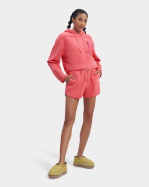 Ugg Petria Sherpa Women's Shorts Pink | KQEVNOF-54