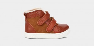 Ugg Rennon II Kids' Sneakers Brown | LXMFYCN-20