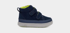 Ugg Rennon II Weather Kids' Sneakers Blue | UNLGQKV-16