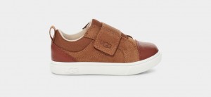 Ugg Rennon Low Kids' Sneakers Brown | KRGBUHZ-68