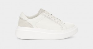 Ugg Scape Lace Women's Sneakers White | RKLXWNG-62