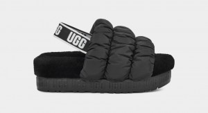 Ugg Scrunchita Women's Slippers Black | GMNPKHT-46