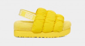 Ugg Scrunchita Women's Slippers Yellow | ZCGRDLU-97