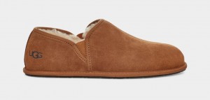 Ugg Scuff Romeo II Men's Moccasins Brown | OYXLRVT-95