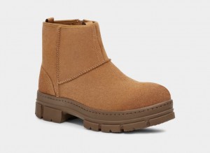 Ugg Skyview Classic Pull-On Suede Men's Boots Brown | YLUIKFR-02