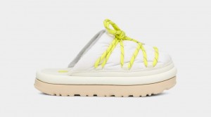 Ugg Spaceslider Tech Women's Slides White | LWNAVDM-74