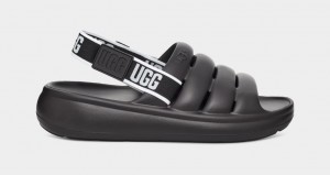 Ugg Sport Yeah Men's Sandals Black | JDXZPSO-46