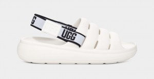 Ugg Sport Yeah Men's Sandals White | LTOMZJF-20