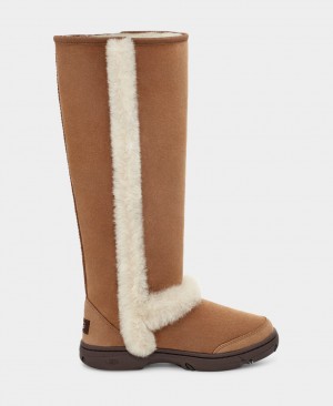 Ugg Sunburst Extra Tall Women's Boots Brown | XCKILAB-35