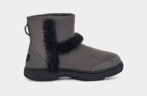 Ugg Sunburst Mini Women's Boots Grey | GLVJQFZ-54