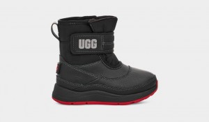 Ugg Taney Weather Kids' Boots Black | PXBOKIF-62