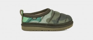 Ugg Tasman LTA Calio Kids' Slippers Olive | NATKOUP-35