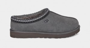 Ugg Tasman Men's Moccasins Dark Grey | DHURPKF-21