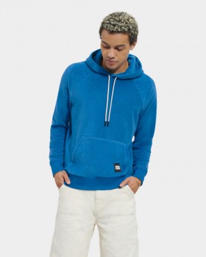 Ugg Terrance Men's Hoodie Navy / Blue | SGPCQZI-65