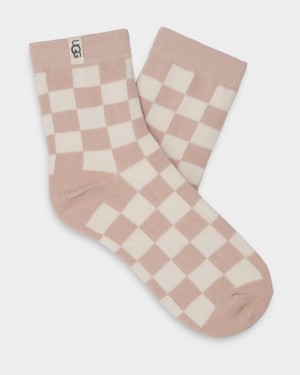 Ugg Teslin Quarter Women's Socks Grey | CWNAFXJ-76