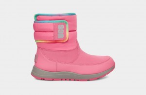 Ugg Toty Weather Rainbow Kids' Boots Pink / Rose / Multicolor | LQIFPES-26