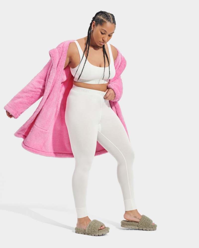Ugg Aarti Plush Robe Women\'s Sleepwear Pink | BPAWHDN-62
