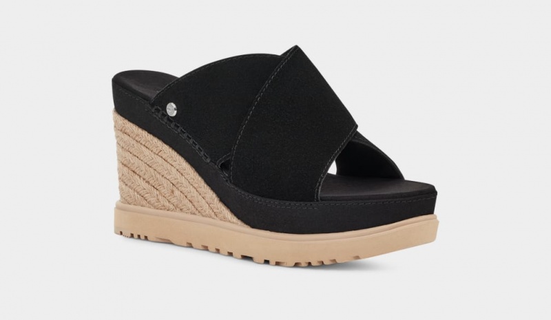 Ugg Abbot Women's Slides Black | FTYXOLR-21