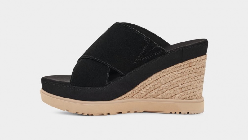 Ugg Abbot Women's Slides Black | FTYXOLR-21