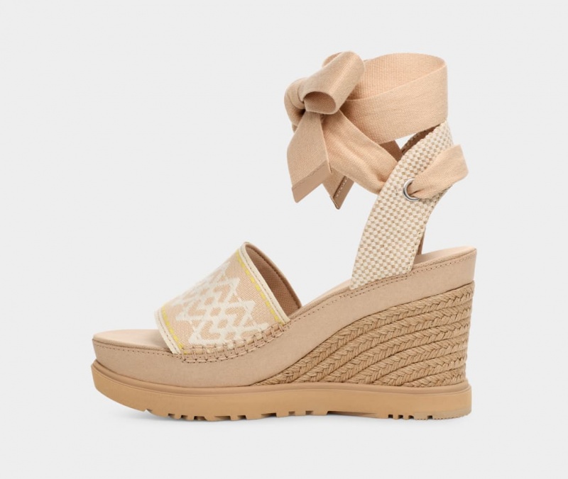 Ugg Abbot Wrap Women's Sandals Brown | BZFOQIU-17