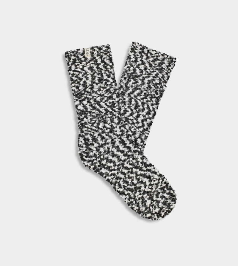 Ugg Adah Cozy Chenille Sparkle Women\'s Socks Grey | XURAOWT-87