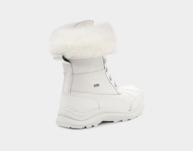 Ugg Adirondack III Patent Women's Boots White | EATYDBH-50