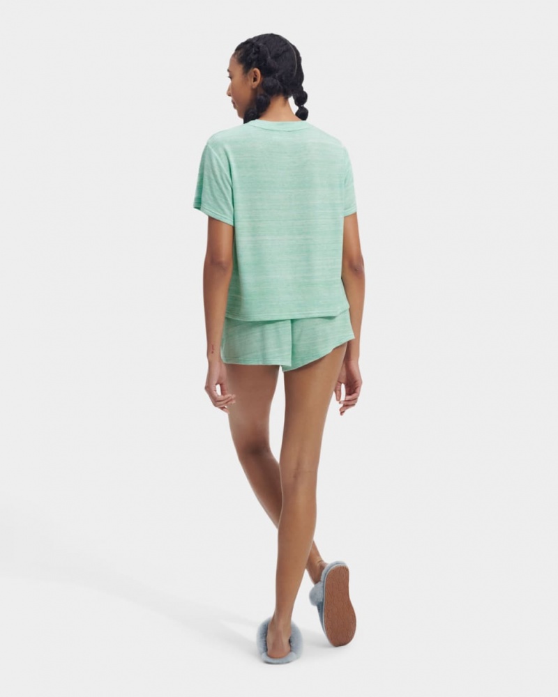 Ugg Aniyah Set Women's Sleepwear Green / Multicolor | ZCISMAX-14