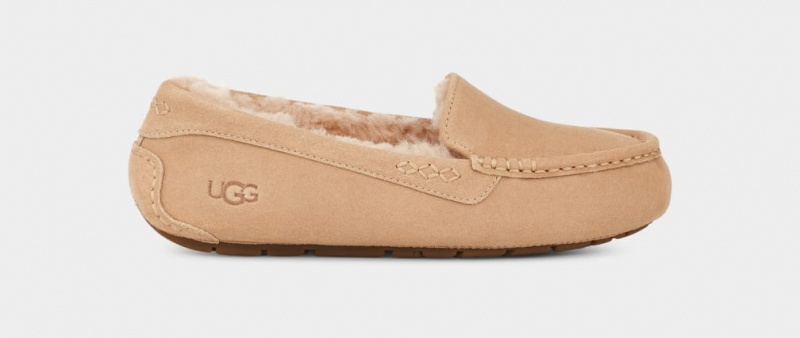 Ugg Ansley Women\'s Moccasins Beige | MCSBWXG-45