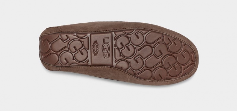 Ugg Ansley Women's Moccasins Chocolate | UQDZLPB-85