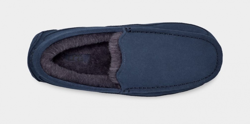 Ugg Ascot Men's Moccasins Blue | PJTIFCV-16