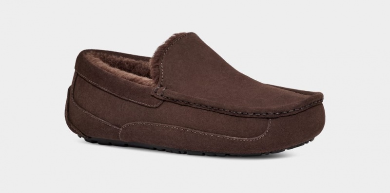 Ugg Ascot Men's Moccasins Brown | SRVMWIO-62