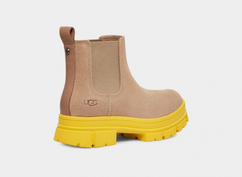 Ugg Ashton Suede Women's Chelsea Boots Brown | BELHAWQ-73