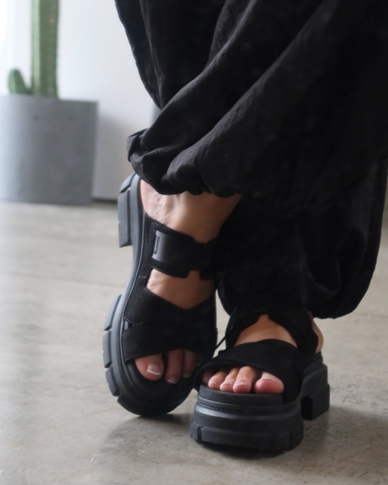 Ugg Ashton Women's Slides Black | RVJLDNY-30