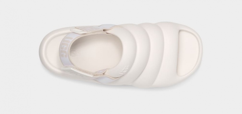 Ugg Aww Yeah Women's Sandals White | CVAOBEN-96