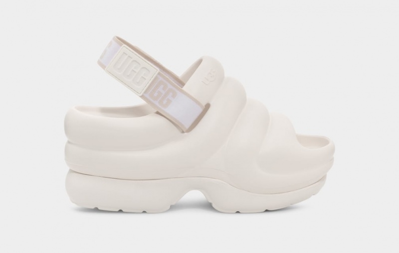 Ugg Aww Yeah Women\'s Sandals White | CVAOBEN-96