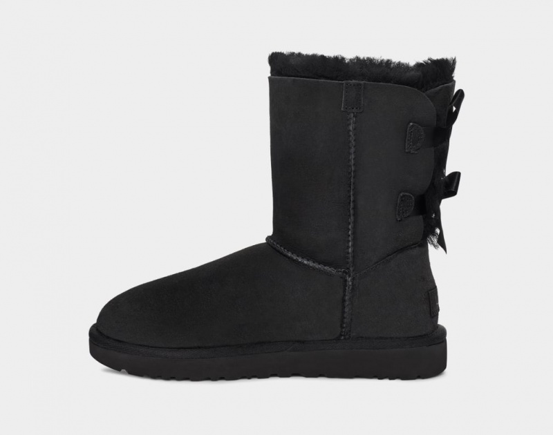 Ugg Bailey Bow II Women's Boots Black | POJLAGU-43