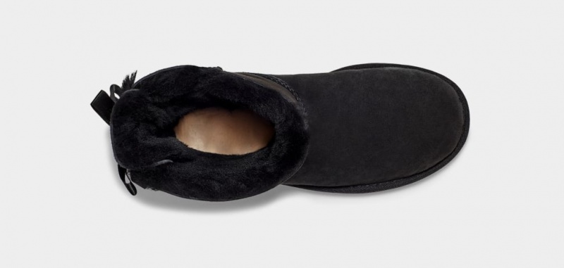 Ugg Bailey Bow II Women's Boots Black | POJLAGU-43
