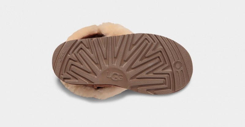 Ugg Bailey Button II Kids' Boots Brown | ZSBJUYN-85