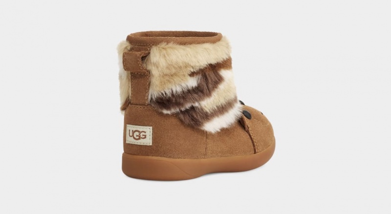 Ugg Bear Stuffie Kids' Boots Brown | FRYSHXJ-34