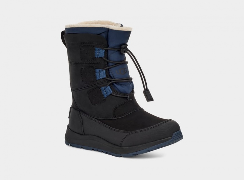 Ugg Bellemore Weather Kids' Boots Black | JEVFWPZ-79