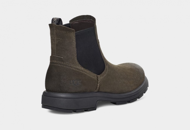 Ugg Biltmore Men's Chelsea Boots Dark Olive | ODMEYUS-58