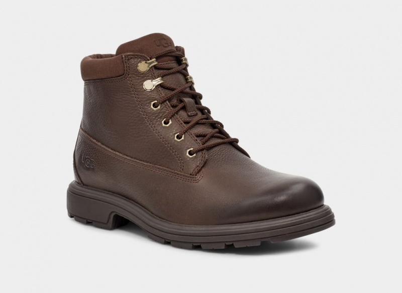 Ugg Biltmore Mid Plain Toe Men's Boots Brown | JZUKYFD-05