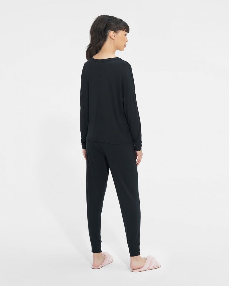Ugg Birgit Set II Women's Sleepwear Black | EWLCFGX-60