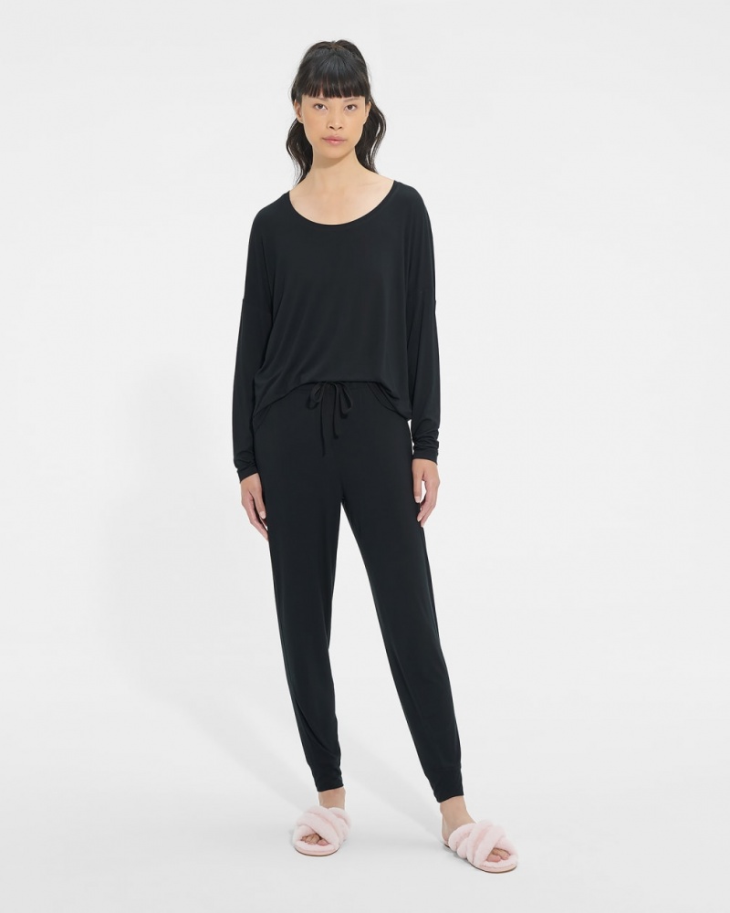 Ugg Birgit Set II Women\'s Sleepwear Black | EWLCFGX-60