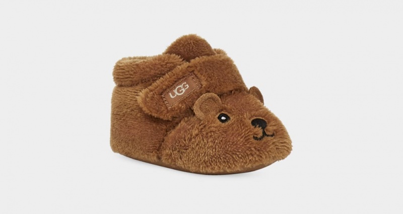 Ugg Bixbee And Lovey Bear Stuffie Kids' Boots Brown | HJNLYPF-09