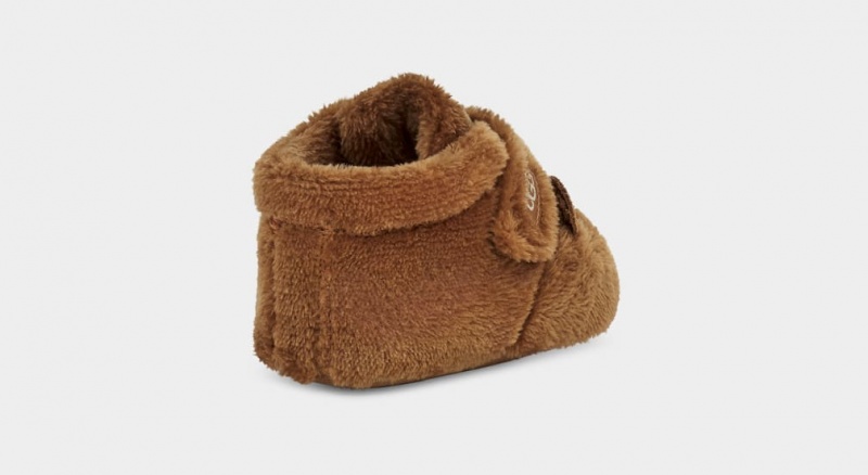Ugg Bixbee And Lovey Bear Stuffie Kids' Boots Brown | HJNLYPF-09