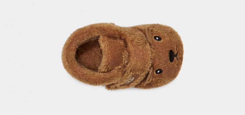 Ugg Bixbee And Lovey Bear Stuffie Kids' Boots Brown | HJNLYPF-09