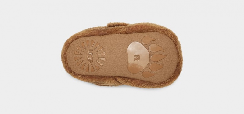 Ugg Bixbee And Lovey Bear Stuffie Kids' Boots Brown | HJNLYPF-09