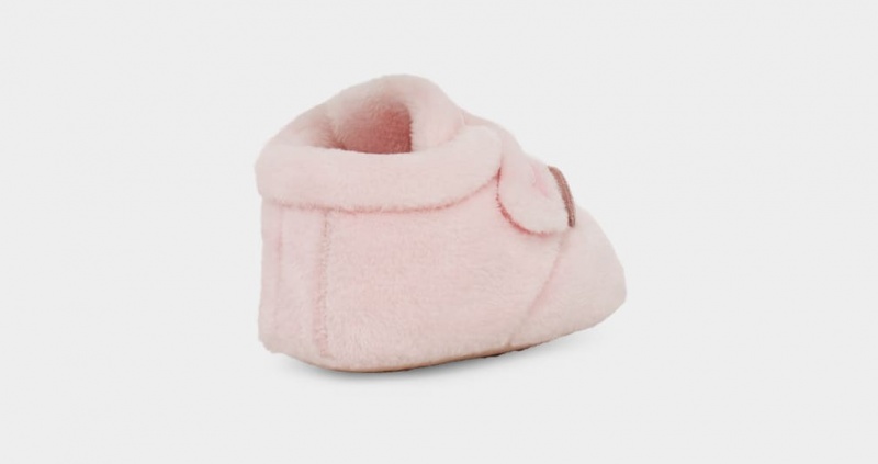 Ugg Bixbee And Lovey Bear Stuffie Kids' Boots Pink | KDNXCOZ-42